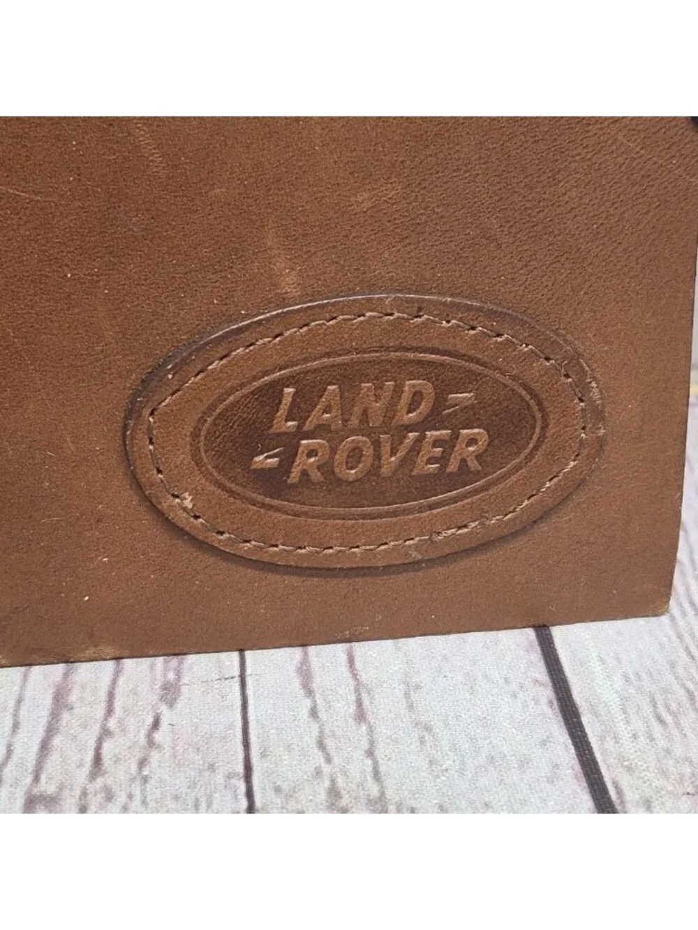 Land Rover Logo Leather Paper Blank Notebook-by Mulholland Brothers~Photo Mounts